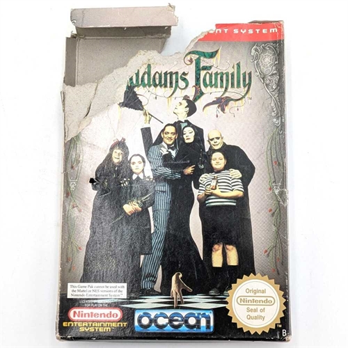 The Addams Family - Original Æske - FRG - NES Spil (C Grade) (Genbrug)